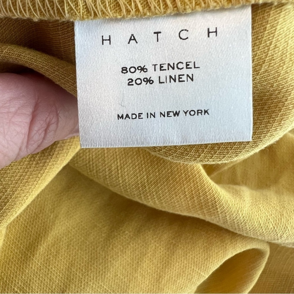 Hatch Jenna Linen Yellow Maternity Sundress size Small - Picture 6 of 6